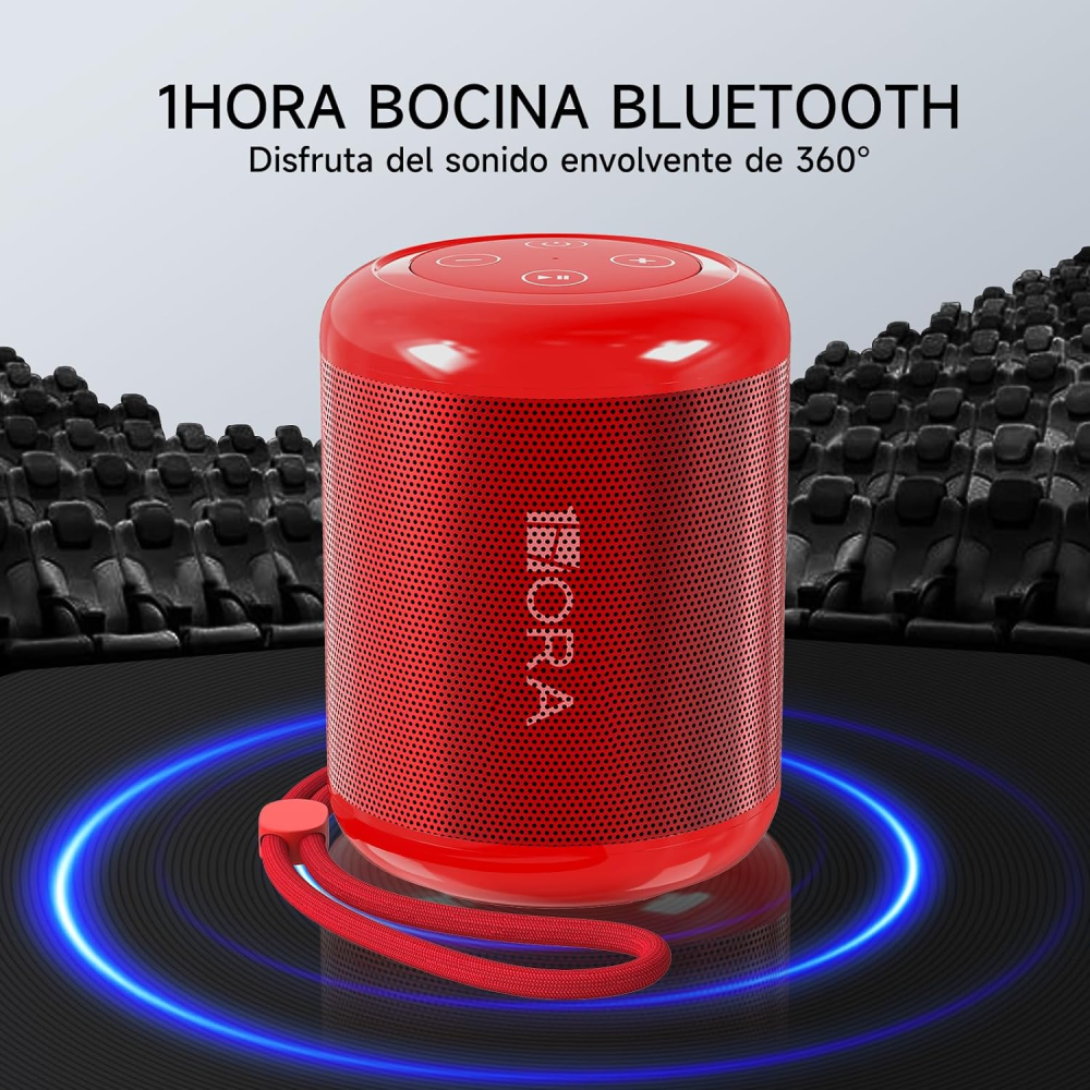 Mini Parlante Bluetooth 5.1 Portátil Recargable Radio FM USB Micro SD