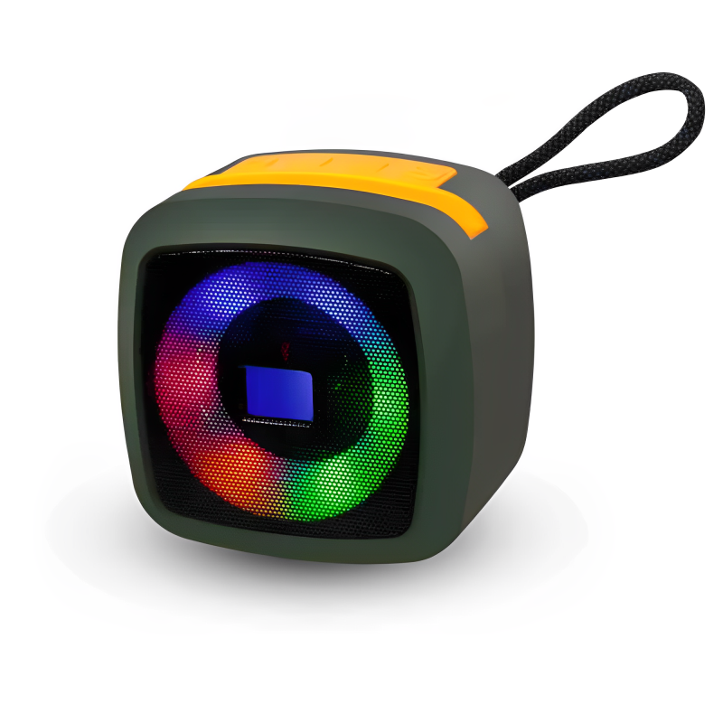 Mini Parlante Bluetooth X-911 Luces LED Soporte Celular Manos Libres