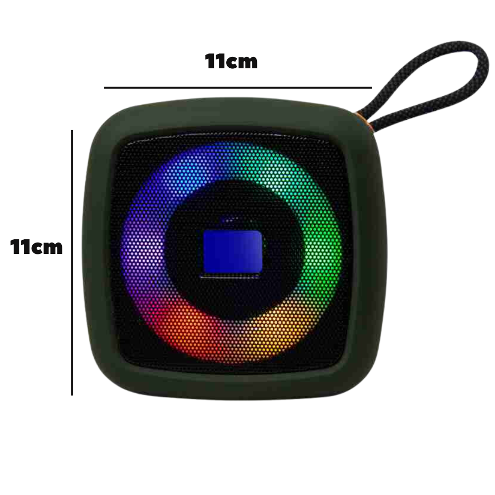 Mini Parlante Bluetooth X-911 Luces LED Soporte Celular Manos Libres