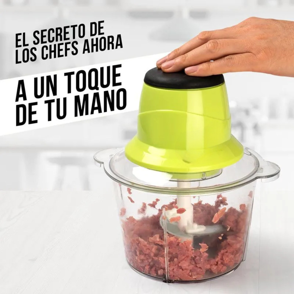 Picatodo Eléctrico Procesador Alimentos 300W 4 Cuchillas Carne