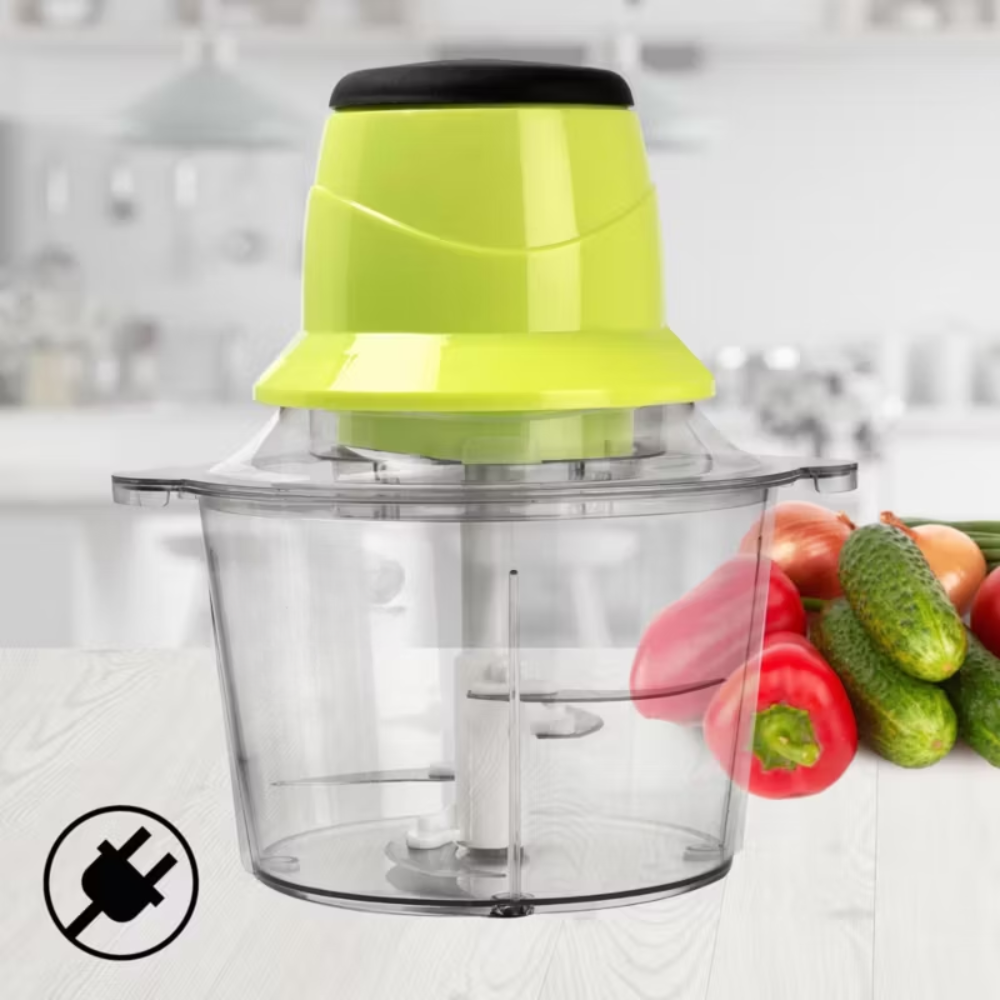 Picatodo Eléctrico Procesador Alimentos 300W 4 Cuchillas Carne