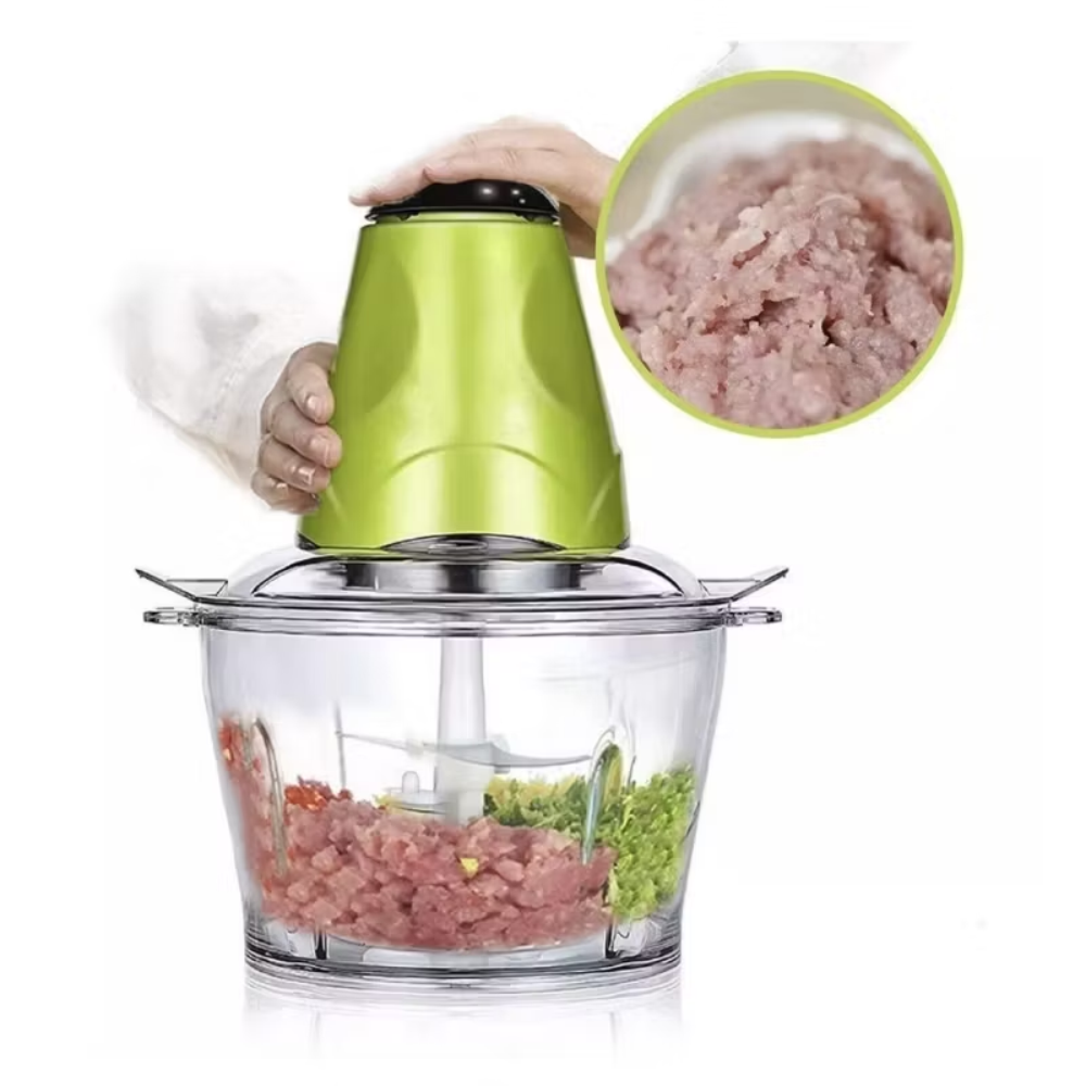 Picatodo Eléctrico Procesador Alimentos 300W 4 Cuchillas Carne