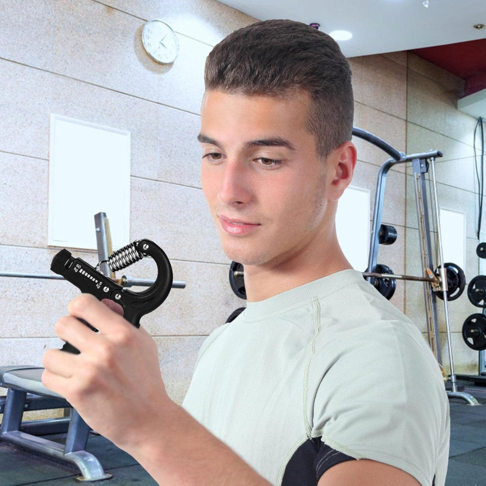 Ejercitador Mano Antebrazo Pinza Graduable 60kg Kit 5 Piezas Contador