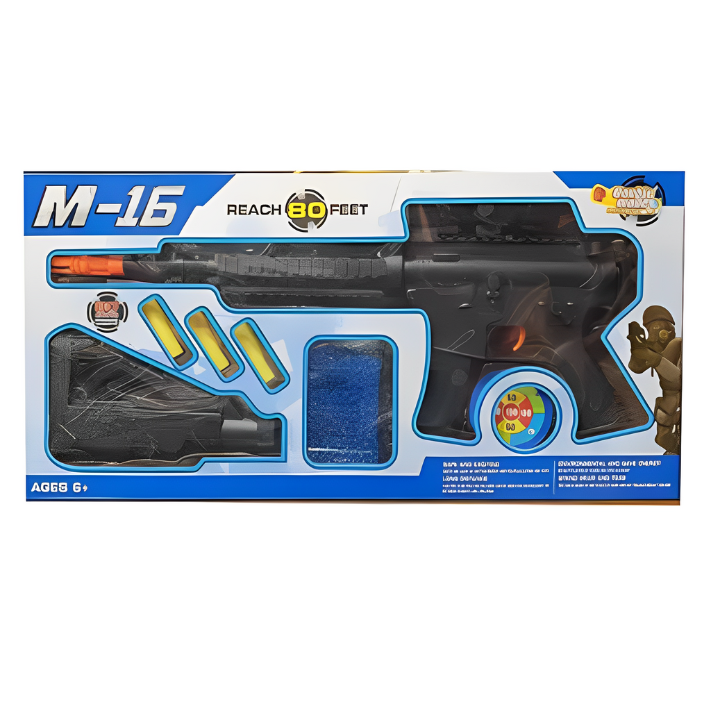 Lanzador Juguete Hidrogel Dardos Espuma 2x1 Proveedor Niños 8 Años