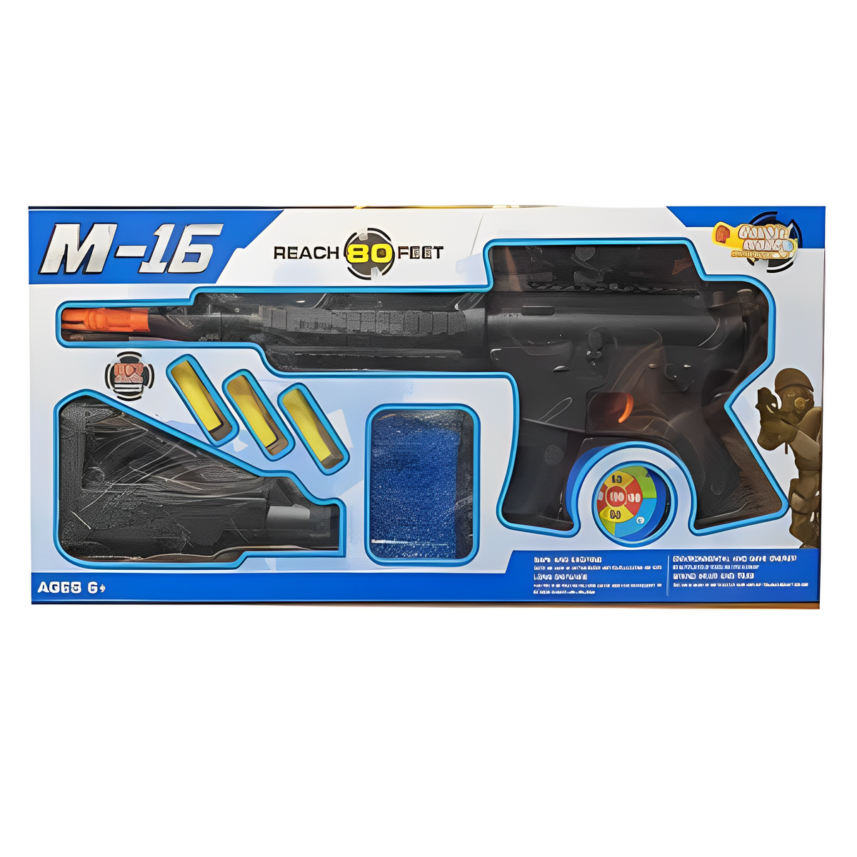 Lanzador Juguete Hidrogel Dardos Espuma 2x1 Proveedor Niños 8 Años