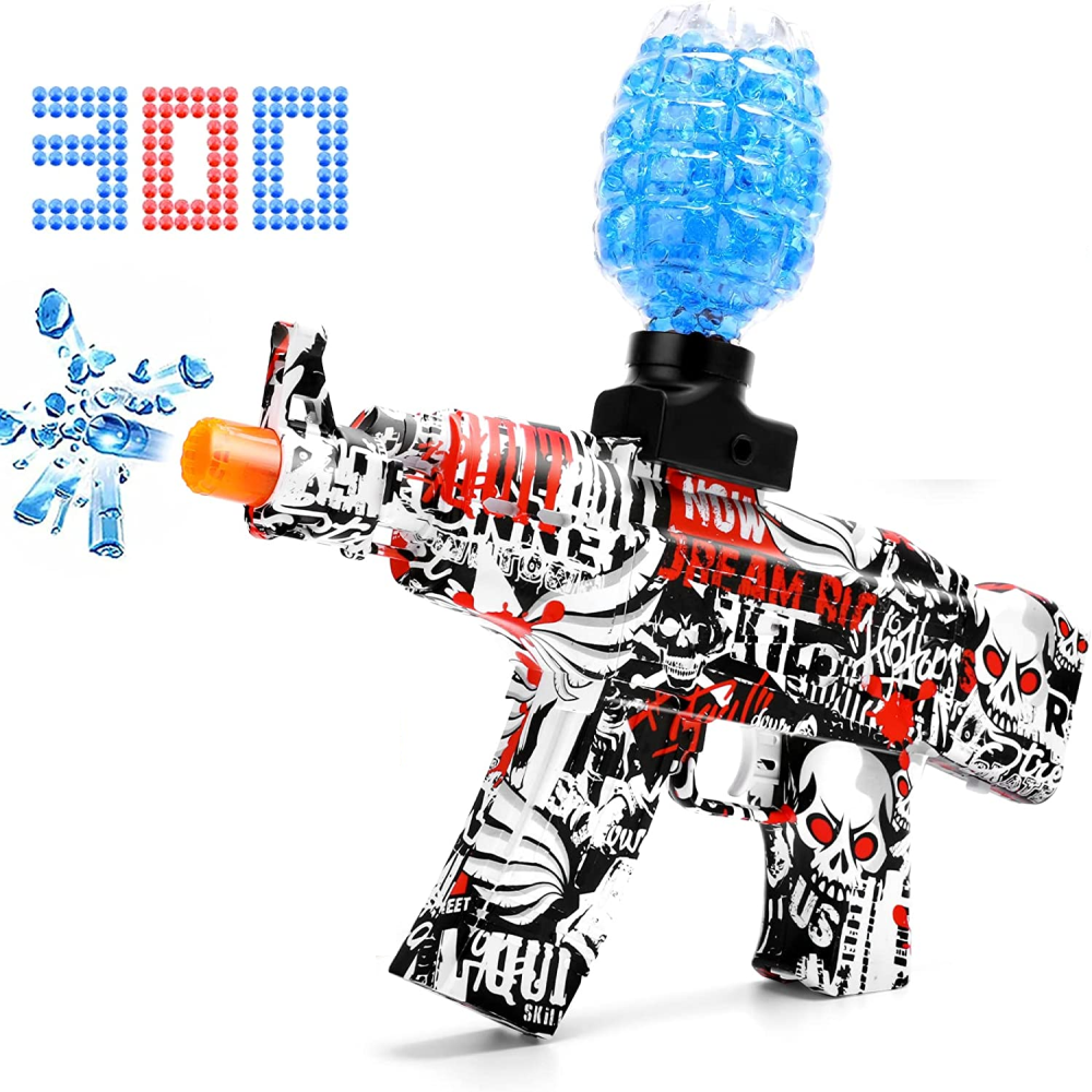 Pistola Hidrogel Recargable Bolas Gel Ráfaga Automática Batería 7.4V