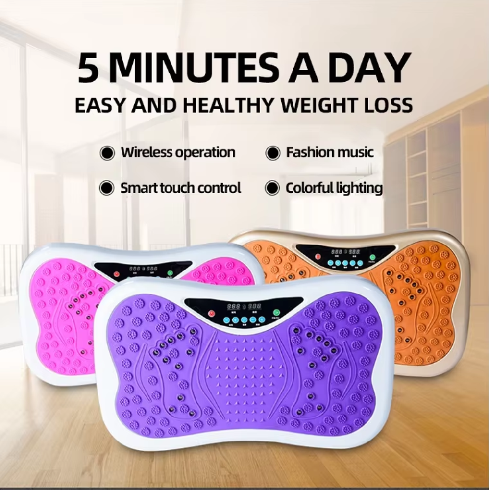 Plataforma Vibración Ejercicio Casa Bandas Elásticas Oscilante Fitness