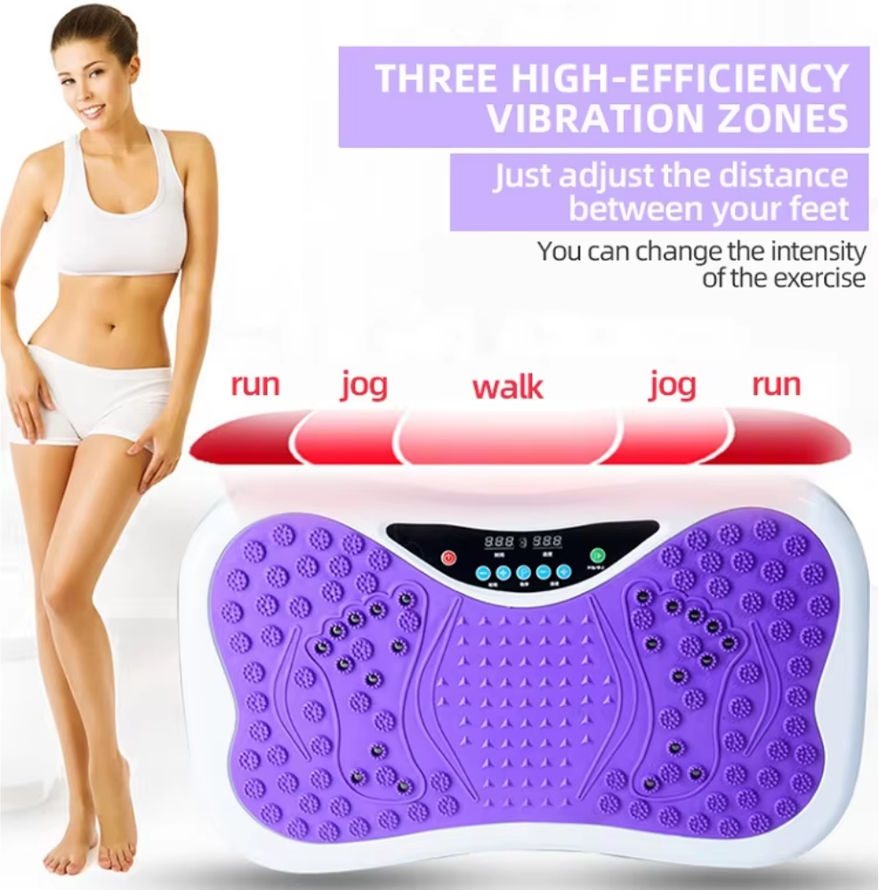 Plataforma Vibración Ejercicio Casa Bandas Elásticas Oscilante Fitness