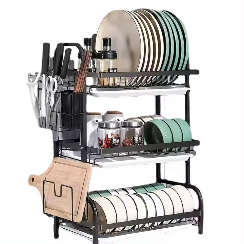 Platero Escurridor Platos Graduable Organizador Loza Cubiertero