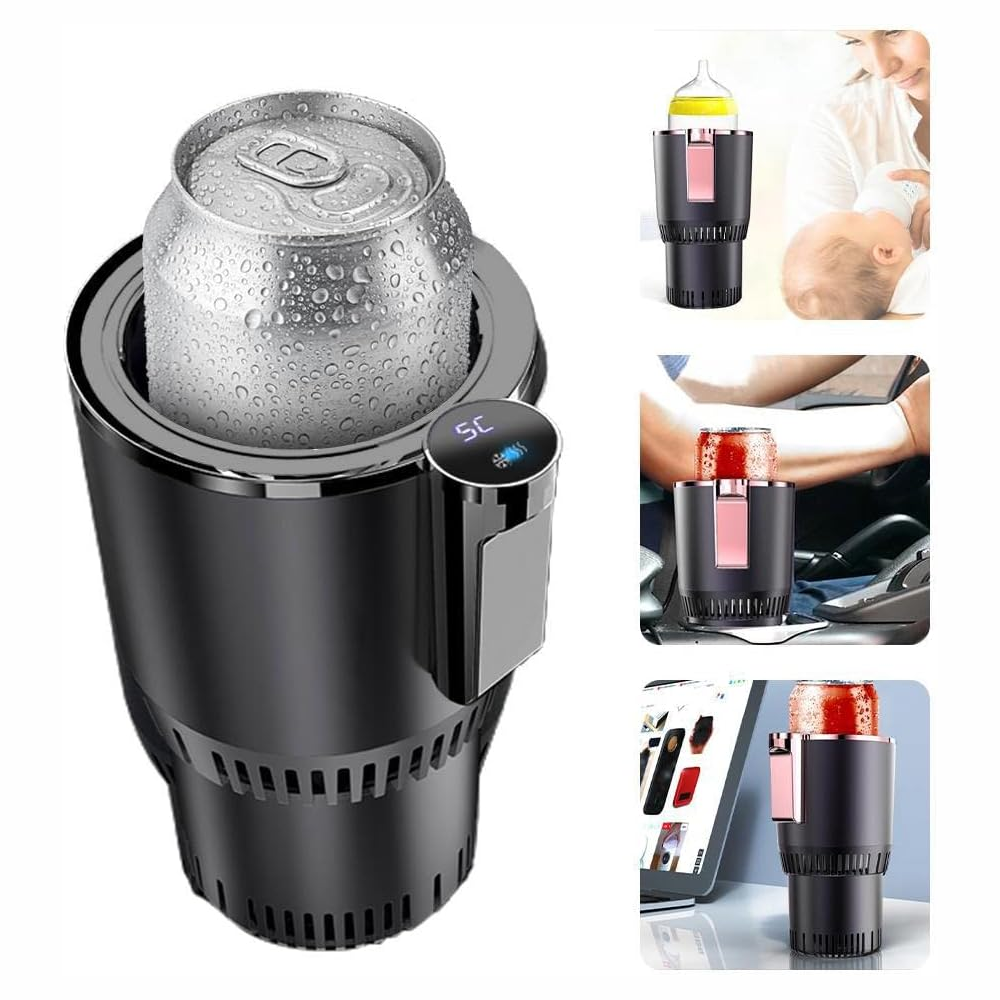 Portavasos Carro Enfría Calienta Bebidas Eléctrico 12V Encendedor