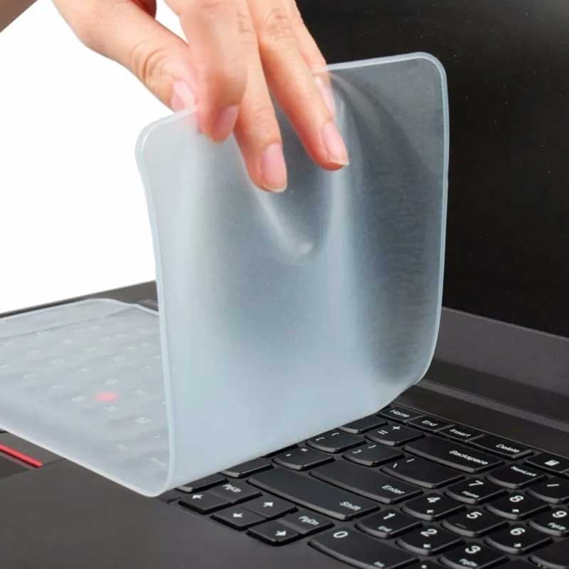 Protector Teclado Portátil Silicona Transparente 15.6 Pulgadas