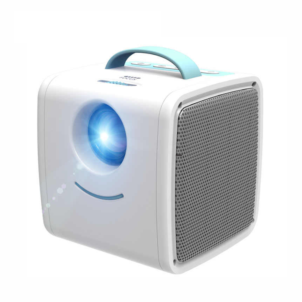 Video Beam Proyector Niños Cubo 700 Lúmenes Parlantes HDMI USB Control
