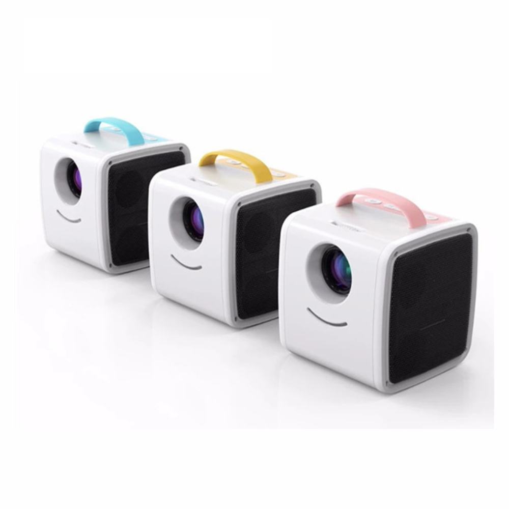 Video Beam Proyector Niños Cubo 700 Lúmenes Parlantes HDMI USB Control