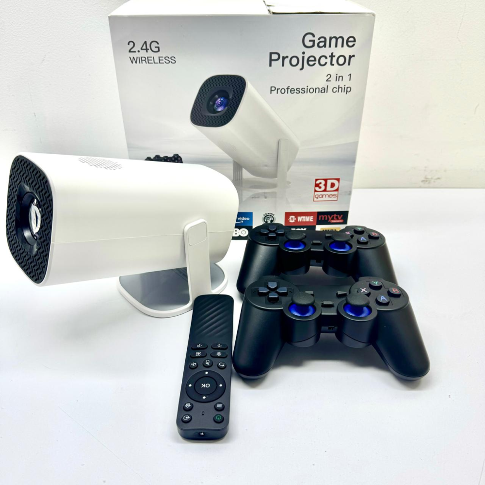 Video Beam Proyector P300 Android 11 WiFi 6 Bluetooth 2 Controles