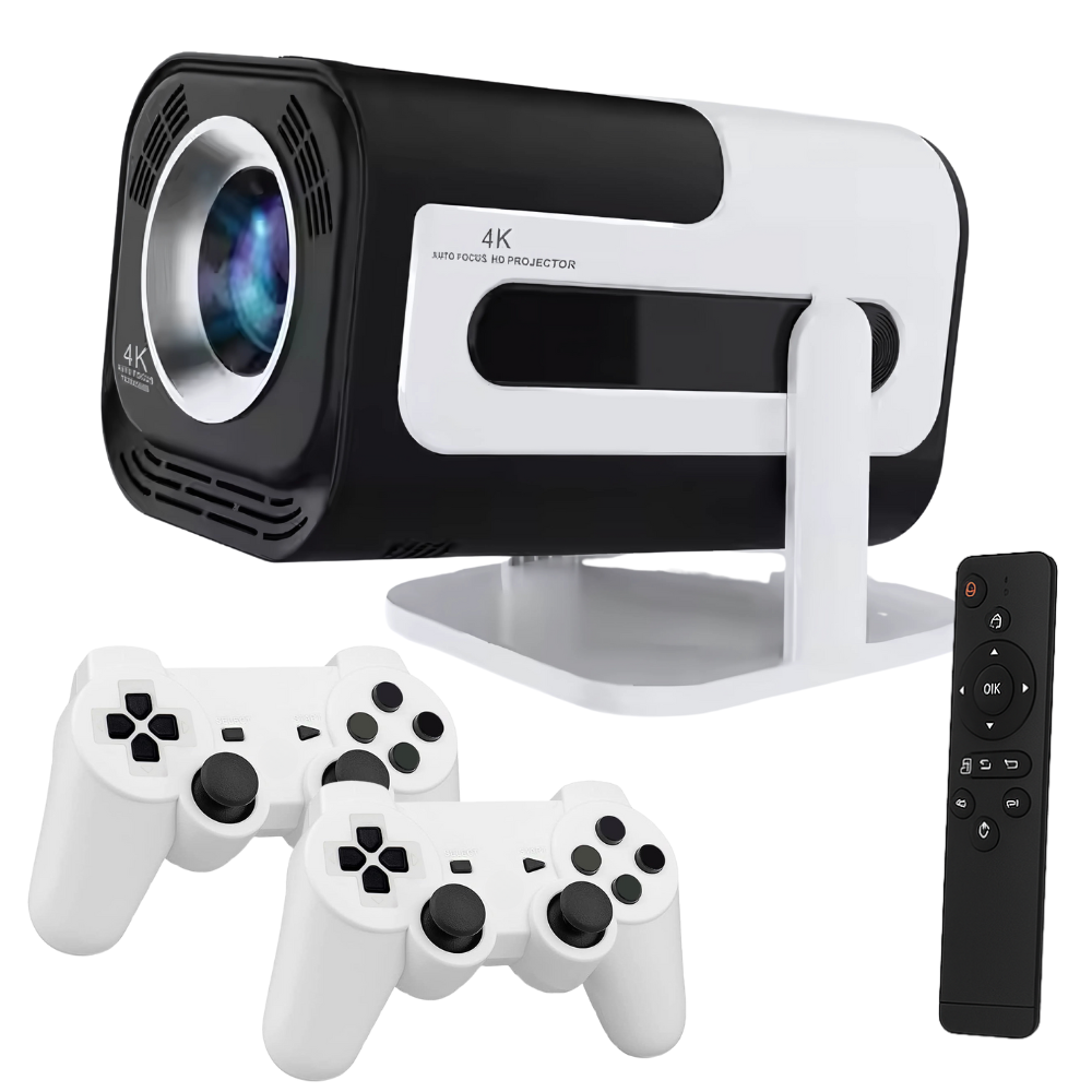 Video Beam Proyector JY320 WiFi 5G Bluetooth 2 Controles Juegos 130