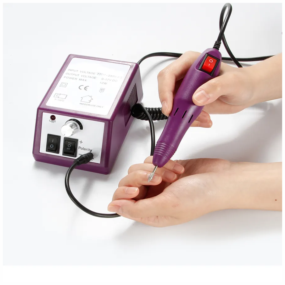 Pulidor Uñas Eléctrico Profesional Manicure Pedicure 6 Brocas