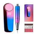 Pulidor Uñas Profesional Recargable P10 30000RPM Torno Manicure Brocas