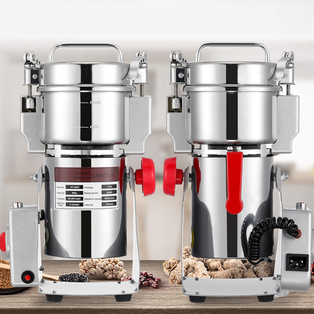 Molino Eléctrico Pulverizador Especias Granos Café Hierbas Semillas