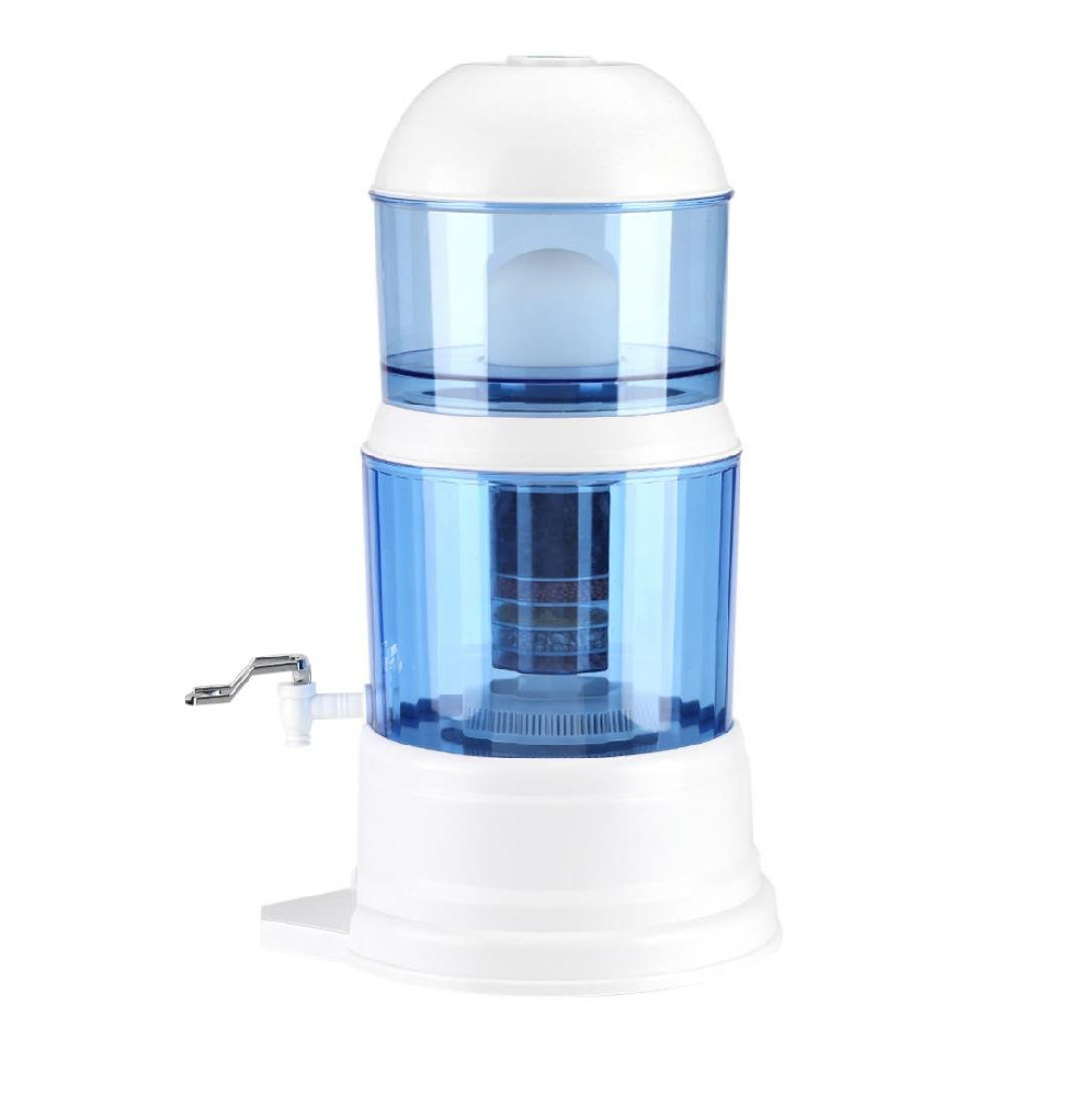 Purificador Agua Filtro 14 Litros Grifo Metálico Mineralizador Cocina