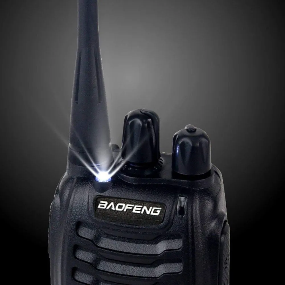 Radio Walkie Talkie Baofeng BF-888S UHF Par Batería 2800mAh 16 Canales