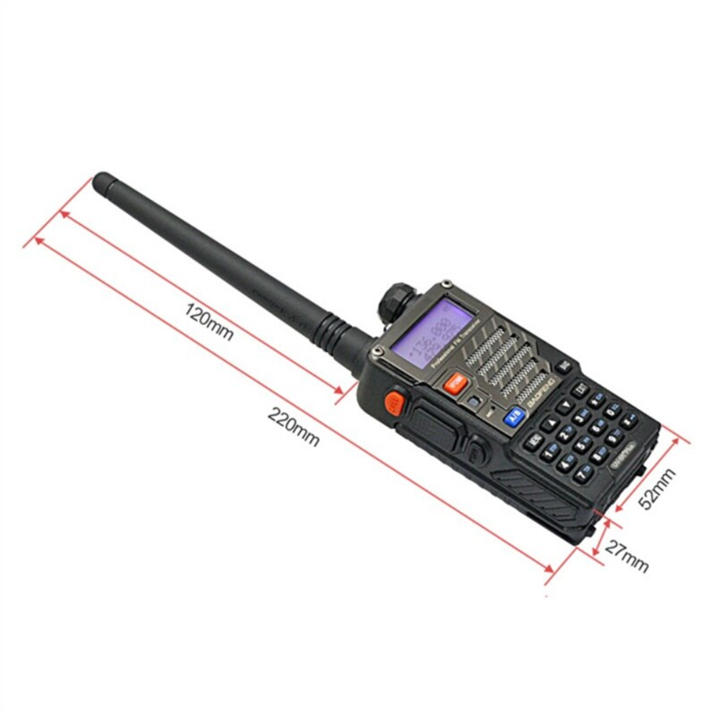 Radio Teléfono Baofeng UV-5R Doble Banda VHF UHF 128 Canales Linterna