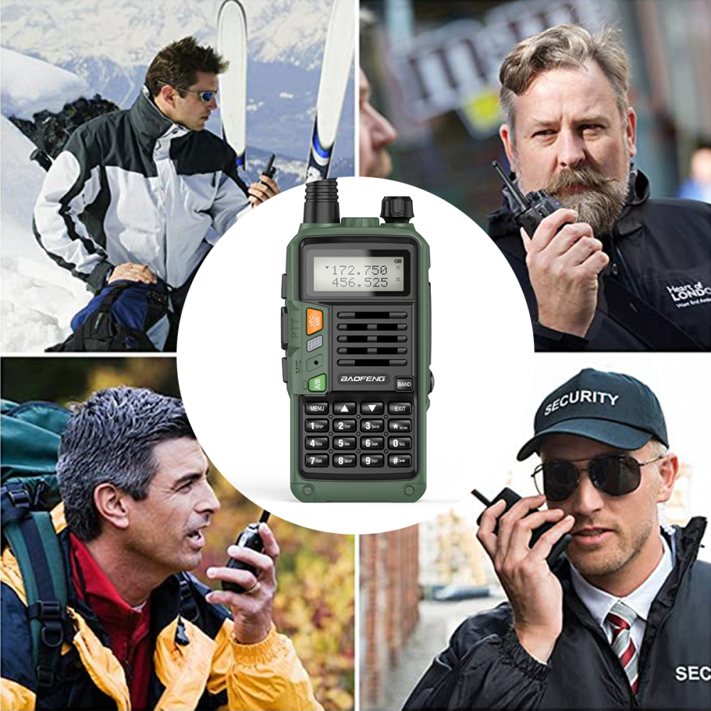 Radio Teléfono Baofeng UV-9S Plus Walkie Talkie Doble Banda 2800mAh