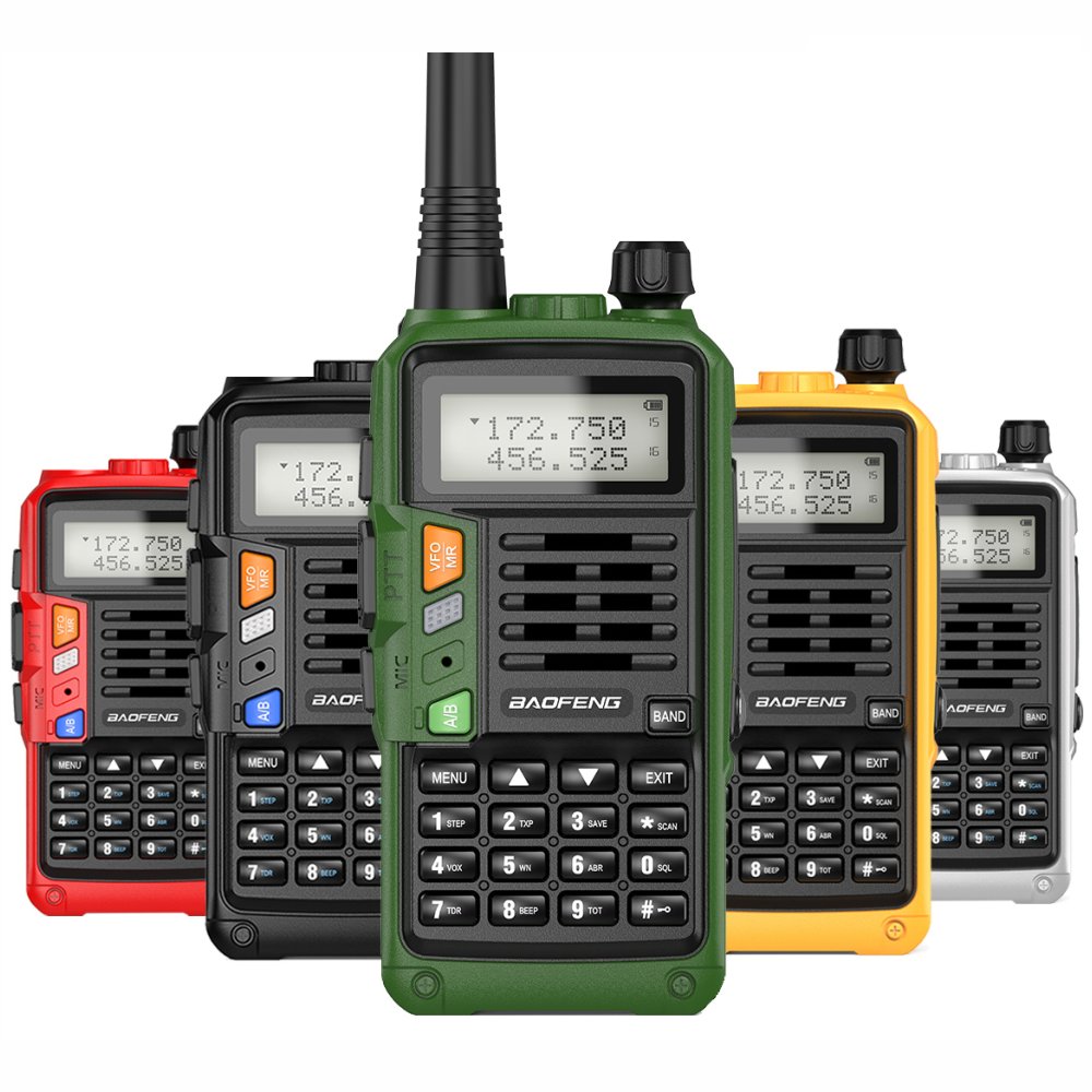 Radio Teléfono Baofeng UV-9S Plus Walkie Talkie Doble Banda 2800mAh