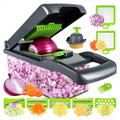 Rallador Picador Verduras Multifuncional 16x1 Cuchillas Contenedor