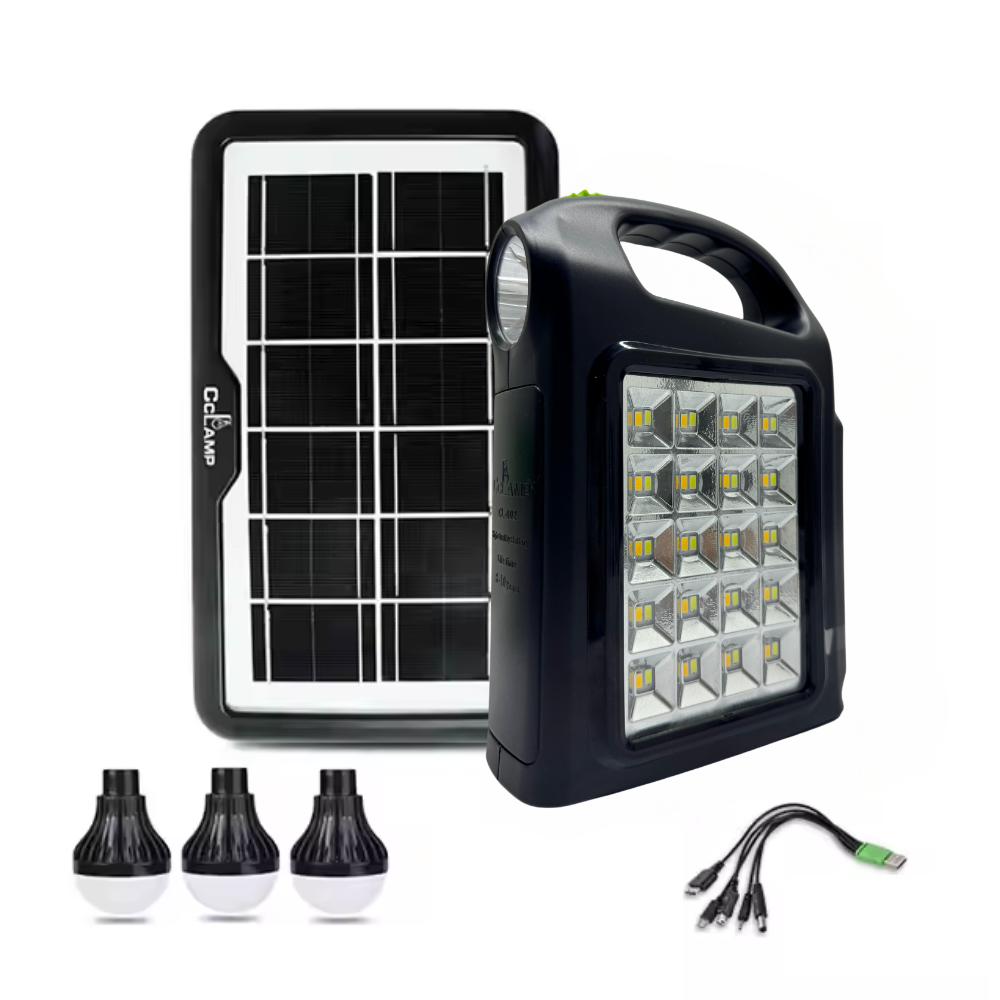 Lámpara Solar Multifunción 30W Linterna Tubo LED Power Bank CL-02