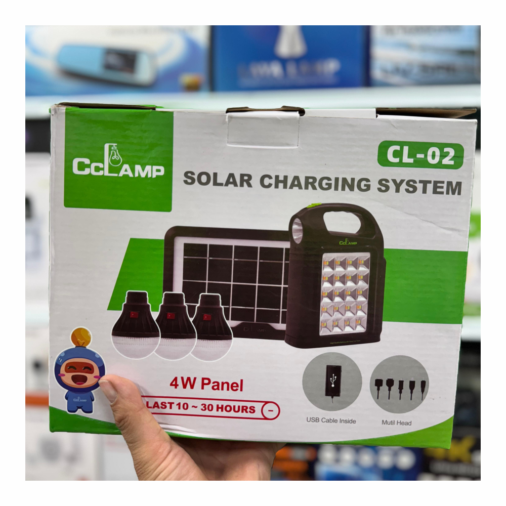 Lámpara Solar Multifunción 30W Linterna Tubo LED Power Bank CL-02