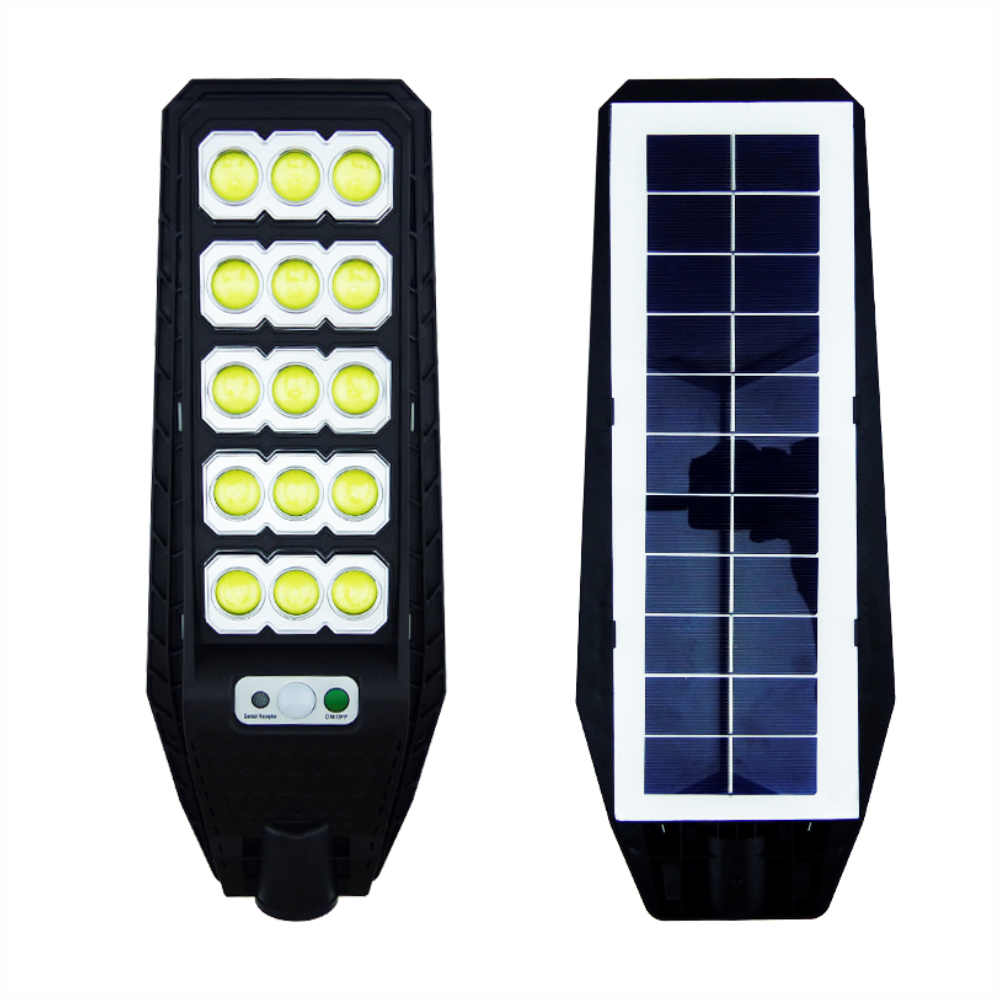 Reflector Solar 500W Jortan 15 LED COB Sensor Movimiento Control Brazo