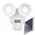 Reflector Solar Doble Cabezal Sensor Movimiento 500 Lúmenes Articulado