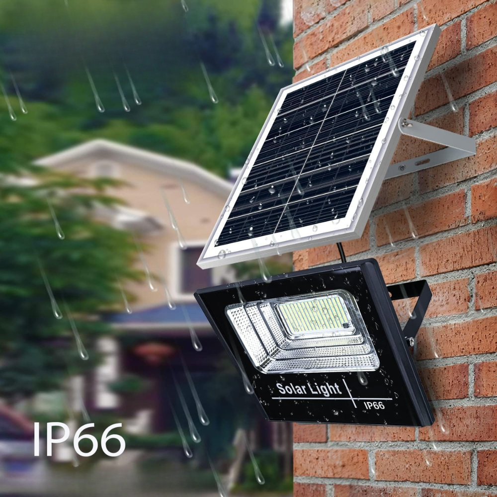 Reflector Solar LED 600W Jortan IP66 Panel Control Remoto Exterior