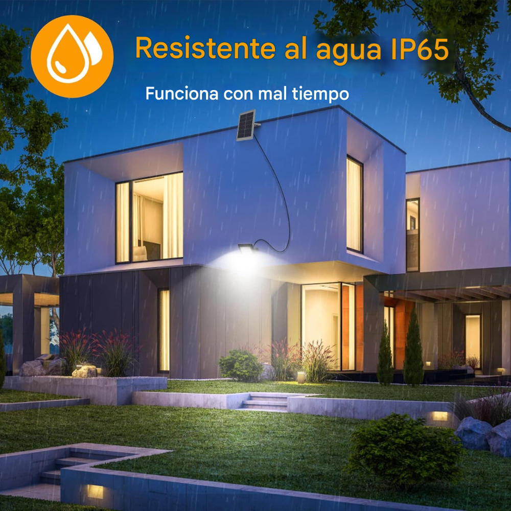 Reflector Solar LED 600W Jortan IP66 Panel Control Remoto Exterior