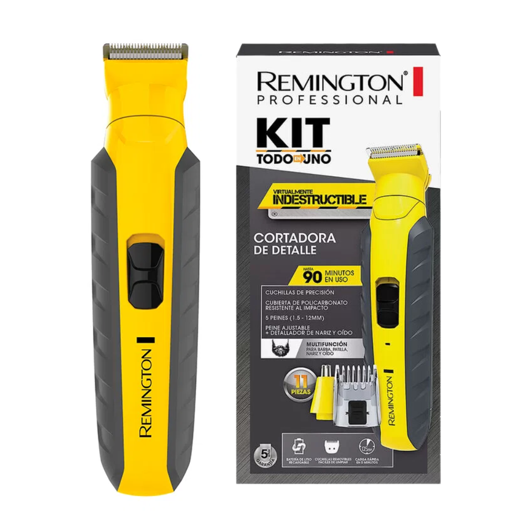 Recortadora Remington PG6855 Kit 10 Piezas Barba Nariz Oídos