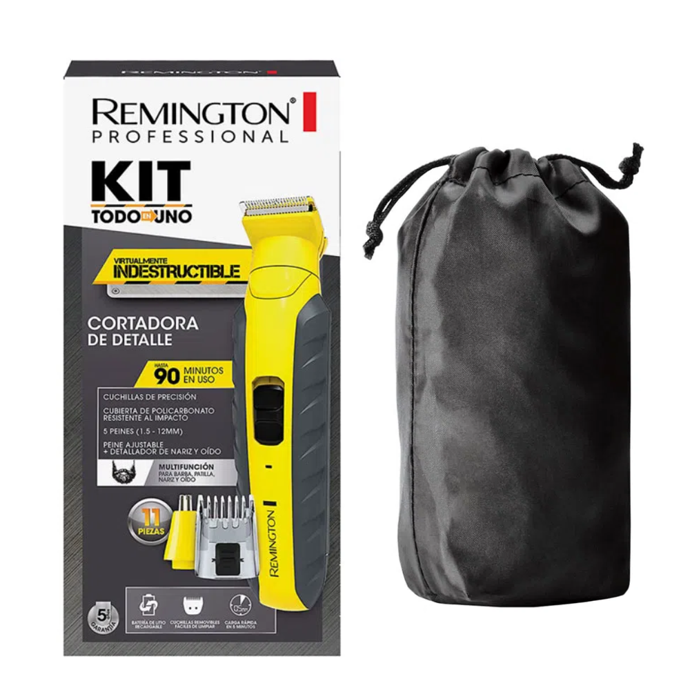 Recortadora Remington PG6855 Kit 10 Piezas Barba Nariz Oídos