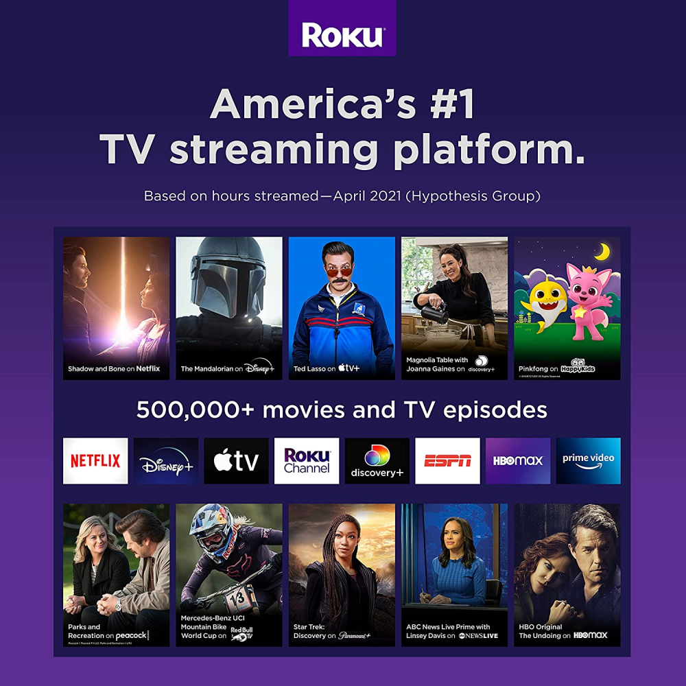 Roku Express Reproductor Streaming HD Smart TV Control Remoto HDMI