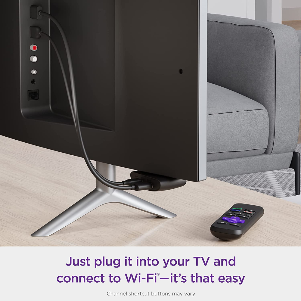 Roku Express Reproductor Streaming HD Smart TV Control Remoto HDMI