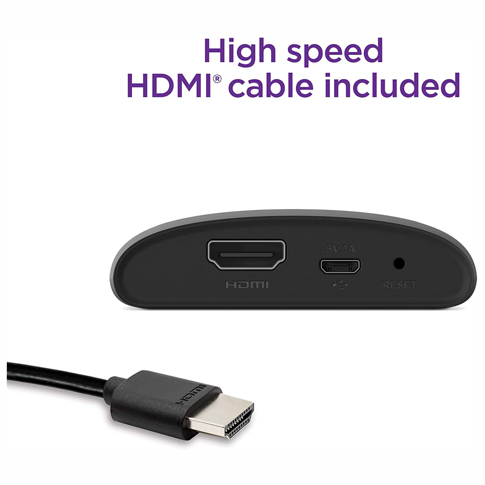 Roku Express Reproductor Streaming HD Smart TV Control Remoto HDMI
