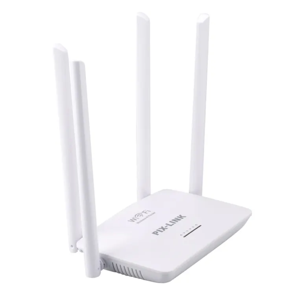 Router WiFi 4 Antenas Pix-Link WR08 300Mbps Repetidor Largo Alcance