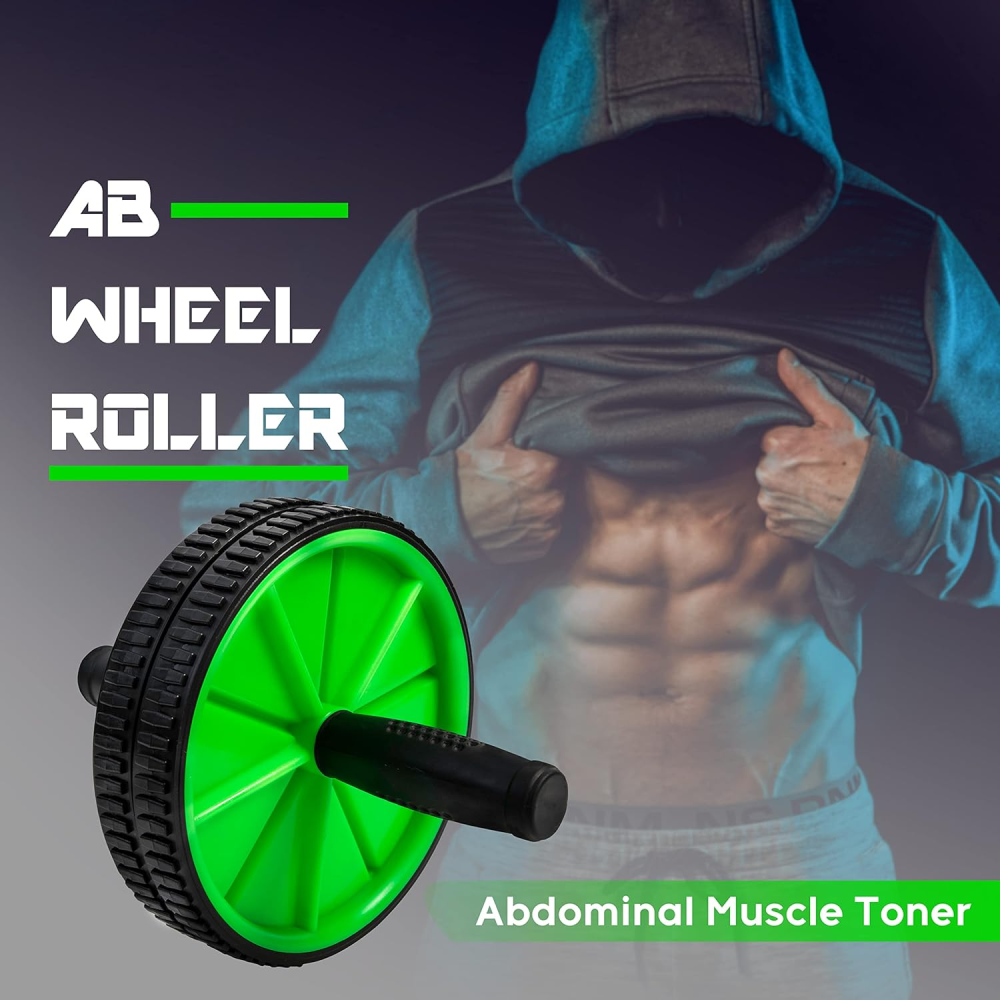 Rueda Abdominal Mango Antideslizante Ejercicio Core Brazos Gimnasio