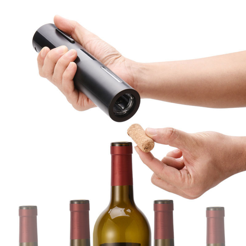 Sacacorchos Eléctrico Pilas AA Automático Vino Cortacápsulas LED