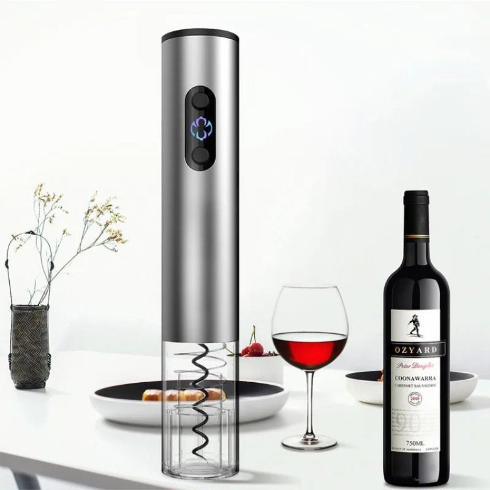 Sacacorchos Eléctrico Recargable Kit Vino Cortacápsulas Vertedor