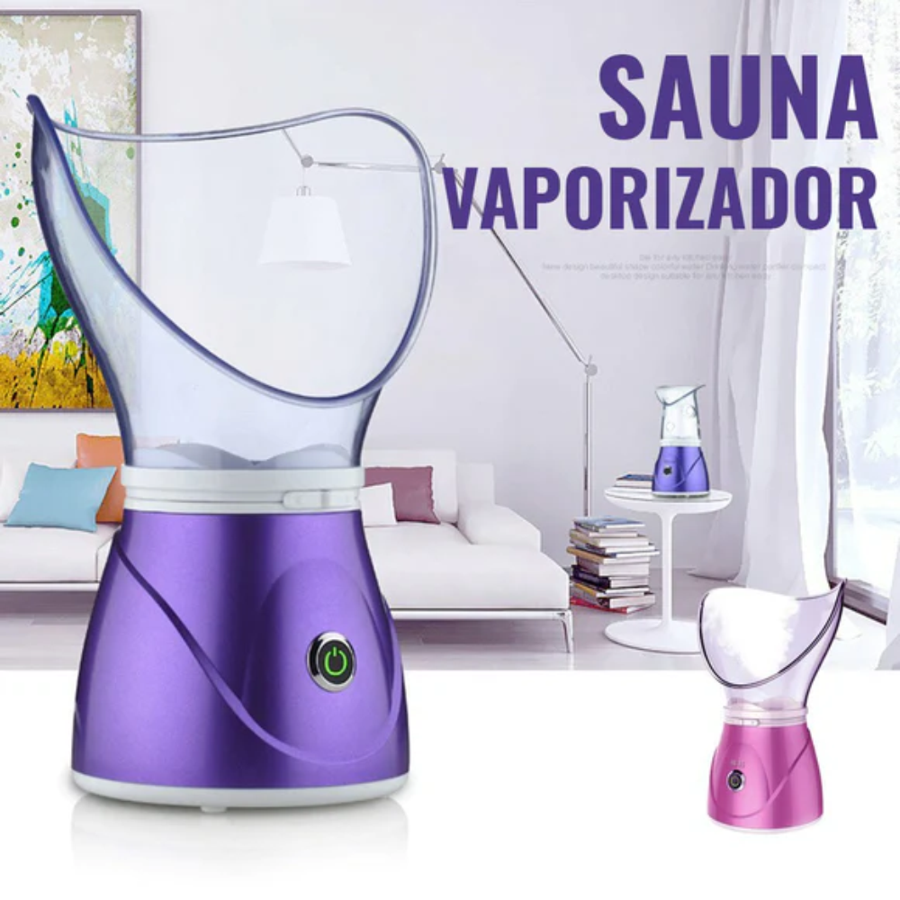 Vaporizador Facial Sauna Spa 150W Limpieza Poros Caretas Silicona