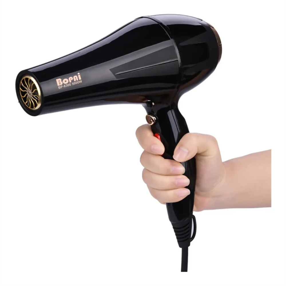 Secador Pelo Profesional Bopai BP-8300 5000W Iónico 3 Temperaturas