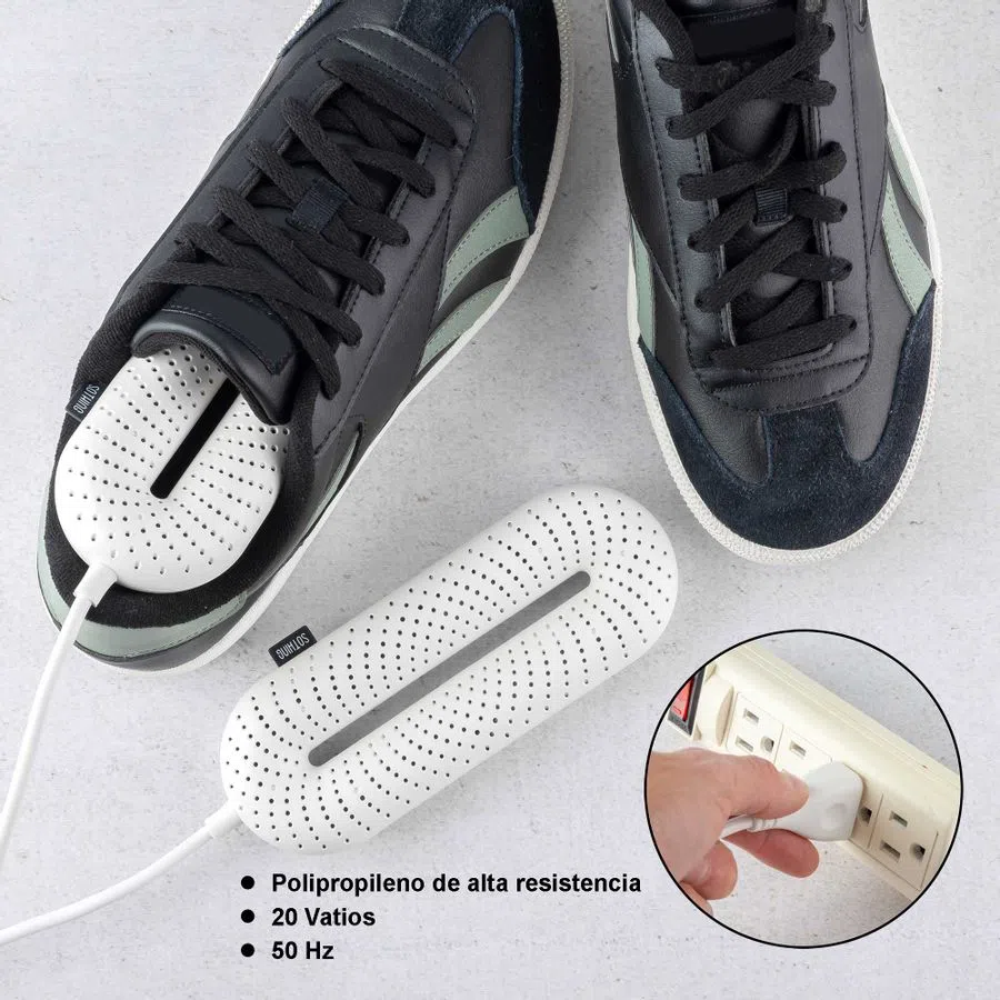 Secador Zapatos Eléctrico Portátil Antiolor Calzado Botas Tenis Rápido