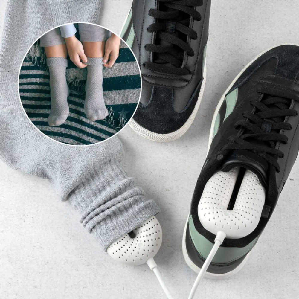 Secador Zapatos Eléctrico Portátil Antiolor Calzado Botas Tenis Rápido