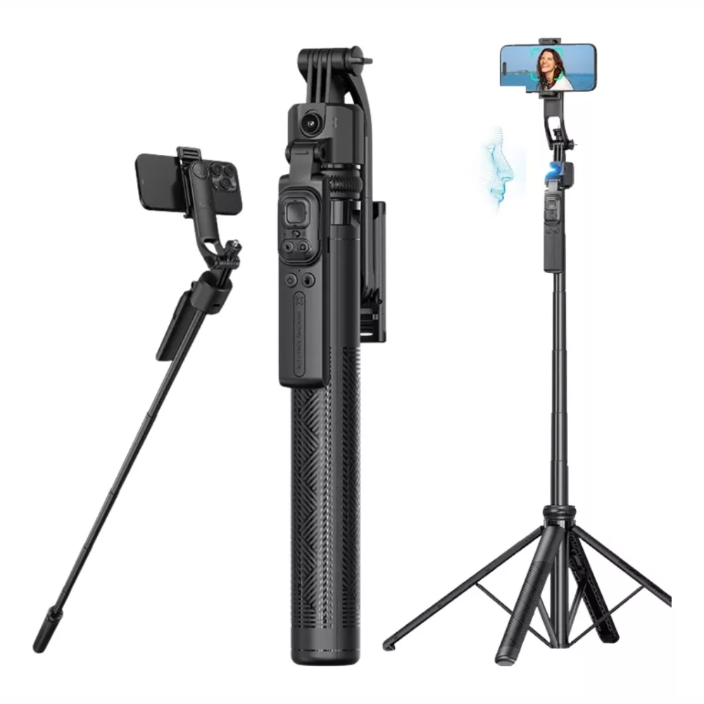 Trípode Selfie Celular Seguimiento Facial IA 360 Control Remoto C17