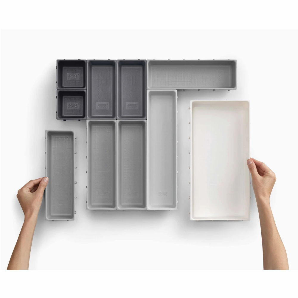 Organizador Cajones Modular 10 Bandejas Desarmable Cubiertos Papelería