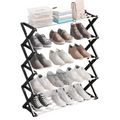 Zapatero Organizador 10 Pares Metálico Plegable Desarmable Estante